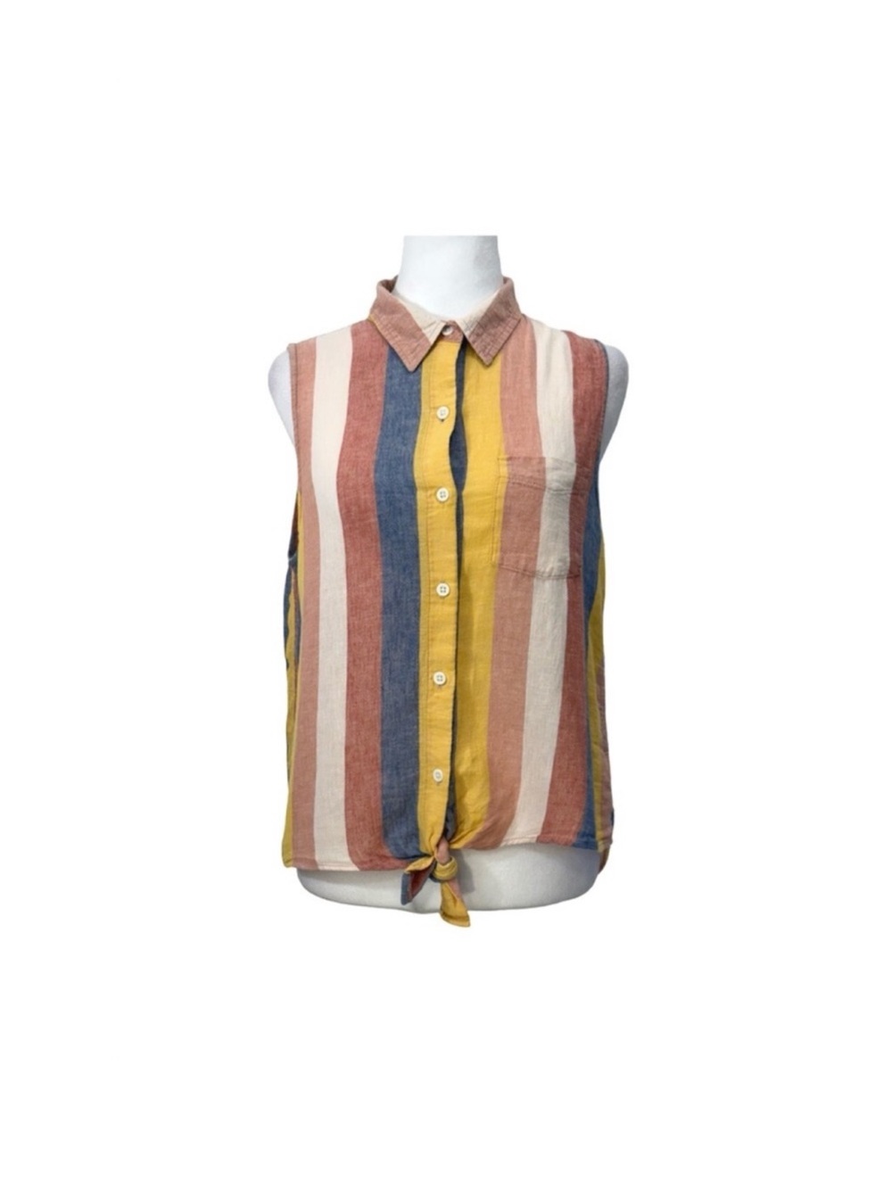 Linen Beach Lunch Lounge Top